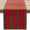 Christmas Table Runner Scottish Tartan Plaid Home Dinning Table Decoration Tablecloth For Festival Christmas Party Table Cover 1