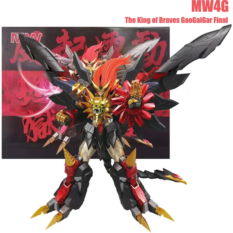 

In Stock MW4G The King of Braves Gengsic GaoGaiGar SHSHIOH GAI Assembly Models Ver. Anime Action Figures Model Collection Toy