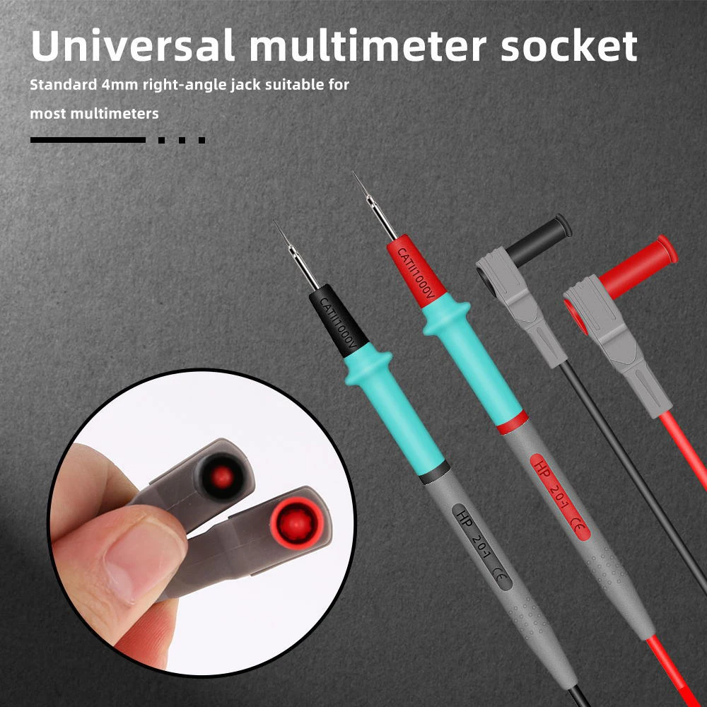 【Free shipping】 20A 1000V Multimeter Test Leads Needle Tip Pin Digital ...