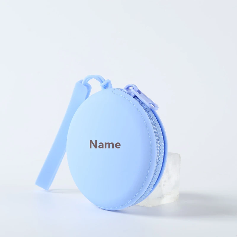 Free Name Printing Surprise Gift Baby Storage Box Pacifier Case Silicone Bag More Thoughtful and Unique