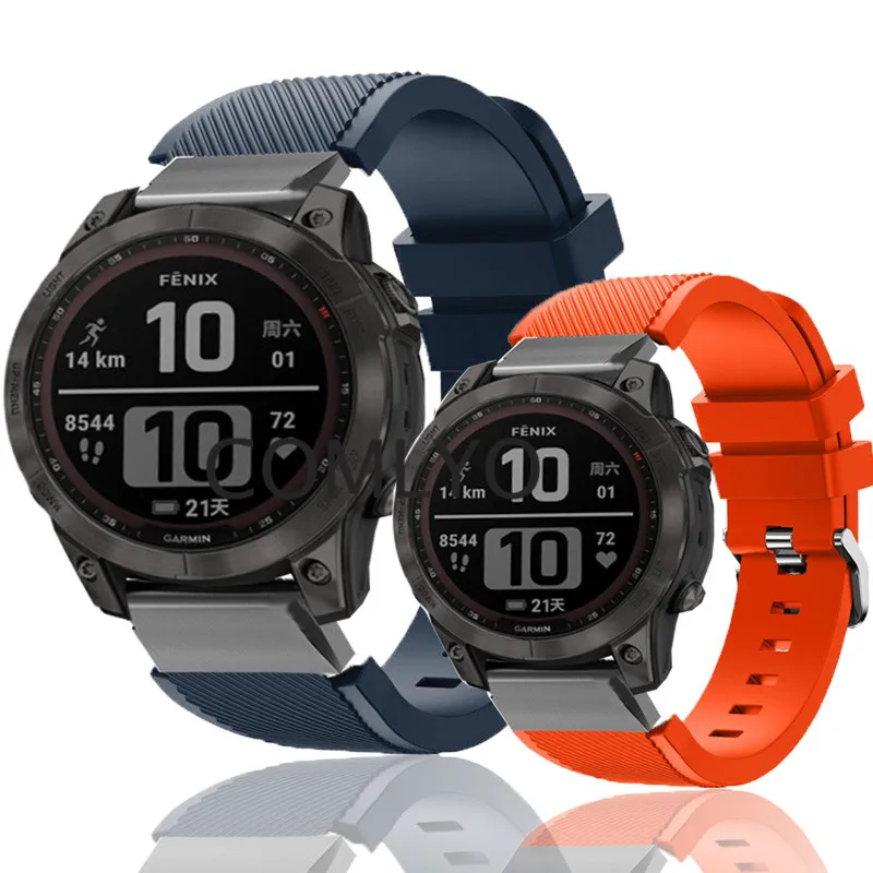 Cinturino Per Garmin Fenix 7X 6X Pro Solar Enduro 5X Plus 3Hr Descente Mk1 Mk2 Mk2I Cinturino Cinturino Tpu Cinturino Morbido In Silicone
