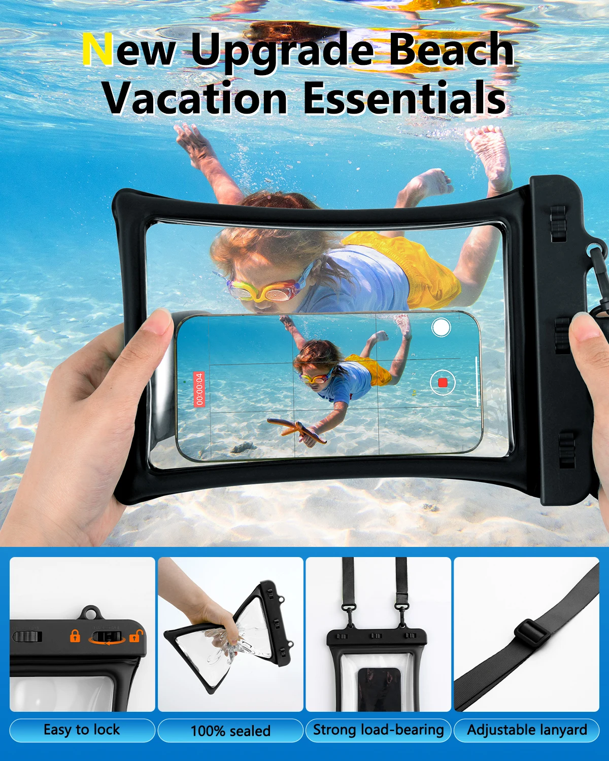 Oatsbasf عرض كامل مقاوم للماء جراب هاتف مقاوم للما...