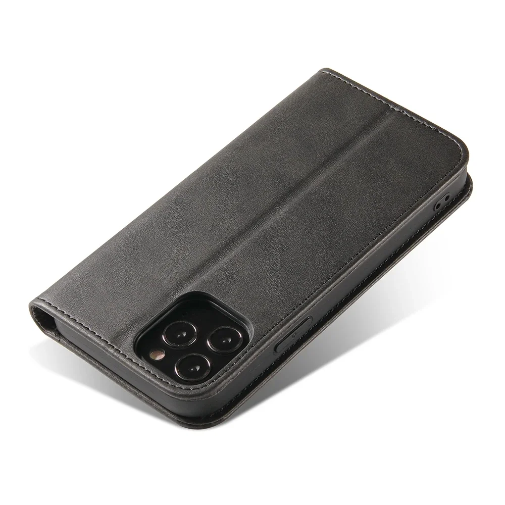 Coque Magnétique Cuir Luxe Avec Support Invisible Pour IPhone 17, Air, Pro Et Pro Max, Neuve