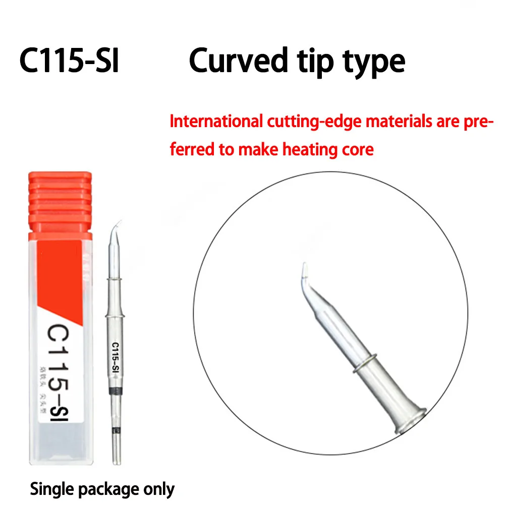 C115 Series Internal Heating Long Soldering Iron Tip For JBC115 T26  Precision Welding Workstation Soldering Station stick welding electrode holder