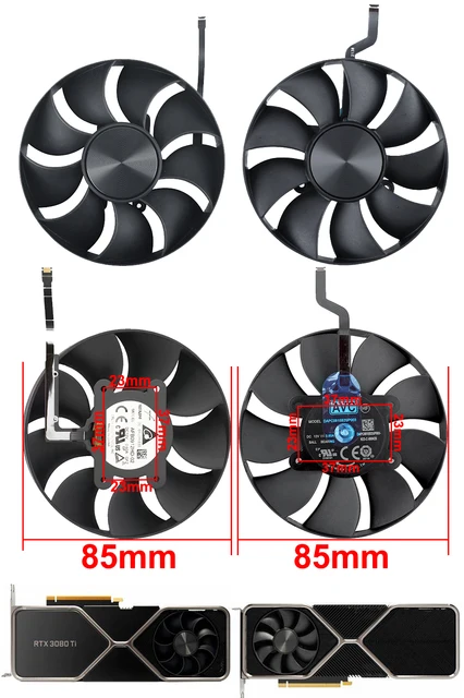 Fan Rtx Fe 3080 Fan Nvidia Fe 3080 Asus Ext Fan Replacement Fan