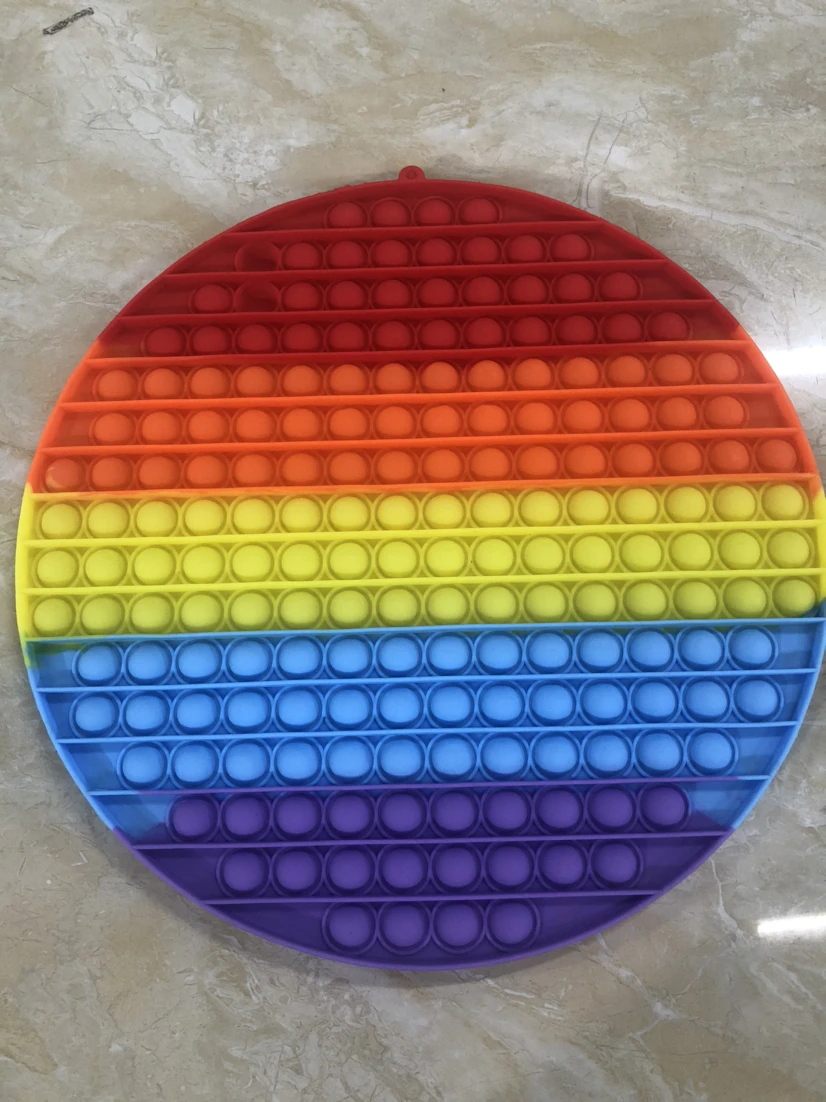 Rainbow Antistress Bubble Fidget Toy for Stress Relief