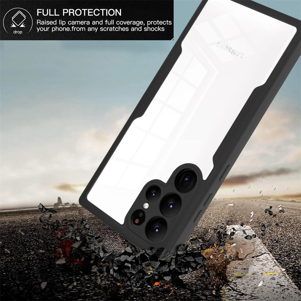 Full Body Clear Phone Case For Samsung Galaxy Series Soft Cover_voghion.com