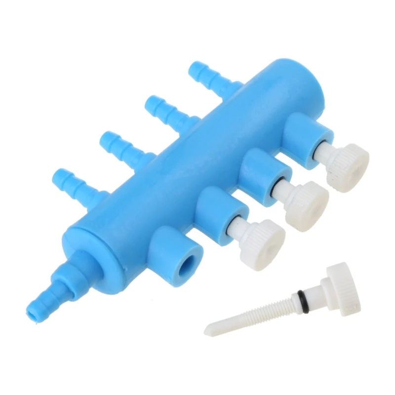 Plastic Control for Valve Aquarium 2/3/4/5/6 Way Air Line Connector Independent to Adjust Fish for Tank Air