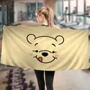 Winnie The Pooh Microfiber Printed Beach Towel Mountain Climbing Yoga Beach Swimming Running Absorbent Soft Towel 4