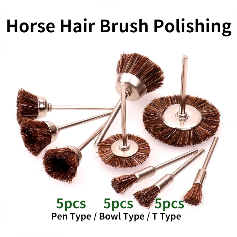 Horse Mane Polishing  Brush  / Electric Grinding Polishing Brush / Horse Hair Polishing  Brush щётка для обуви silver horse hair brush