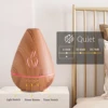 120ML Wood Grain Incense Burner Electric Humidifier Aroma Diffuser Pure White/Black/Brown Wood Grain For Home Car Office 3