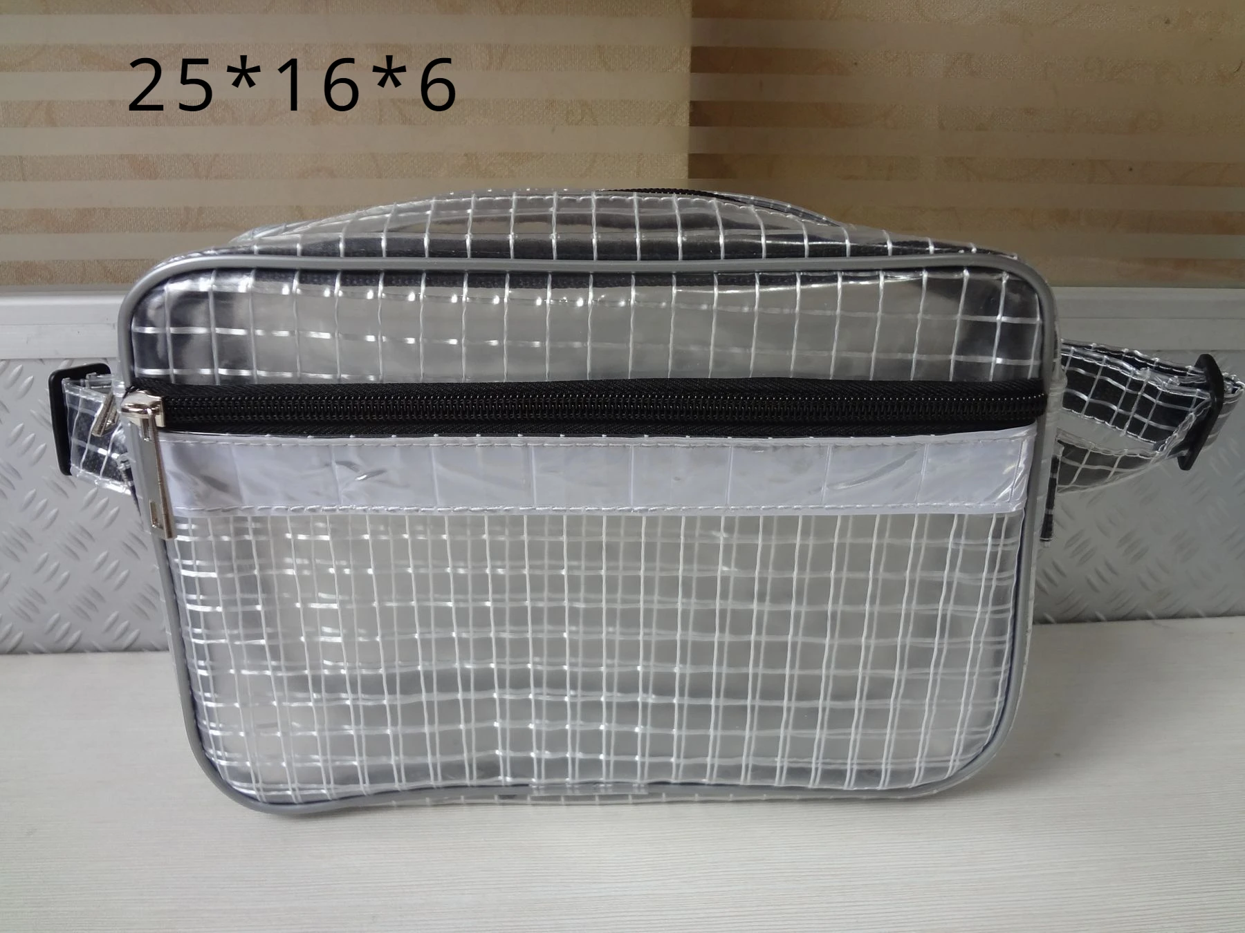 

8 Inch 25 * 16 * 6 Dust-free and Anti-static Thickened Mesh Small Shoulder Bag