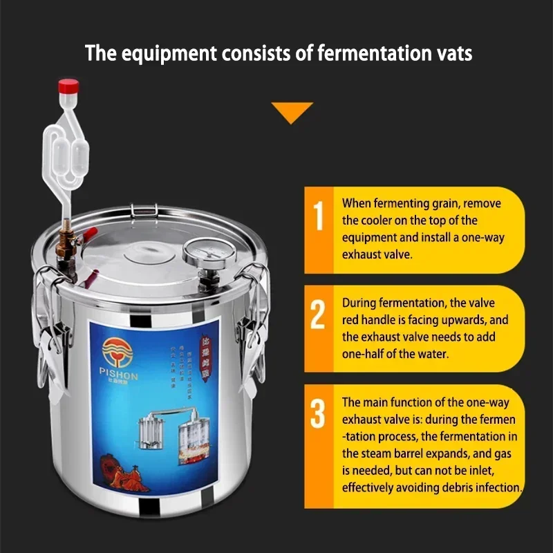 Home brewer Small household brewing equipment Pure dew shochu liquor food brewing machine Distillery stills toaster 5