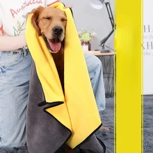 

Pet towel dog cat bath absorbent large quick-drying towel pet puppy toiletries bath towel