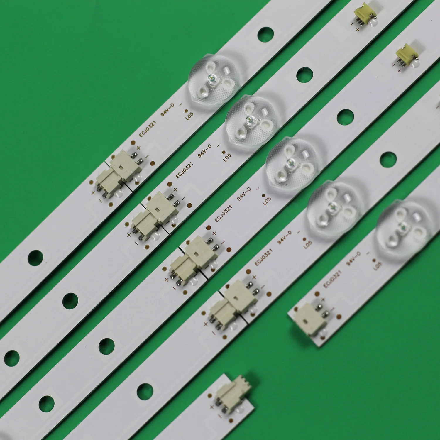 Conjunto Led Backlight Strip para 55 tv Nei 55ne6000 A550ed5la22 Kr550la2s0242 Sistemas K55dlt6f 55led900f Jvc Si55fs 10 Peças - Imagem 2