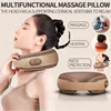 U-shaped Pillow USB Rechargeable Massager Heated Shiatsu Massage Neck Stretcher Cervical Traction Relaxation Orthopedic 1