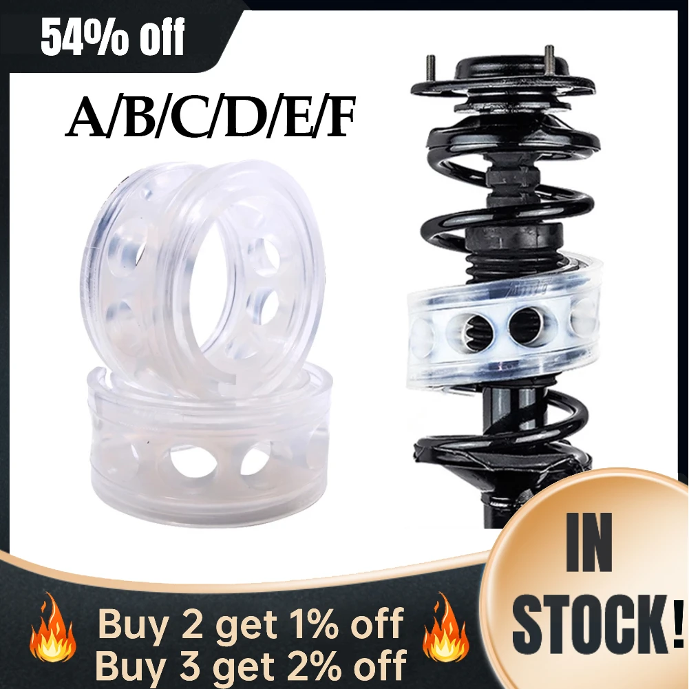 Universal 2PCS Car Buffers Shock Absorber Spring Bumper Auto Covers