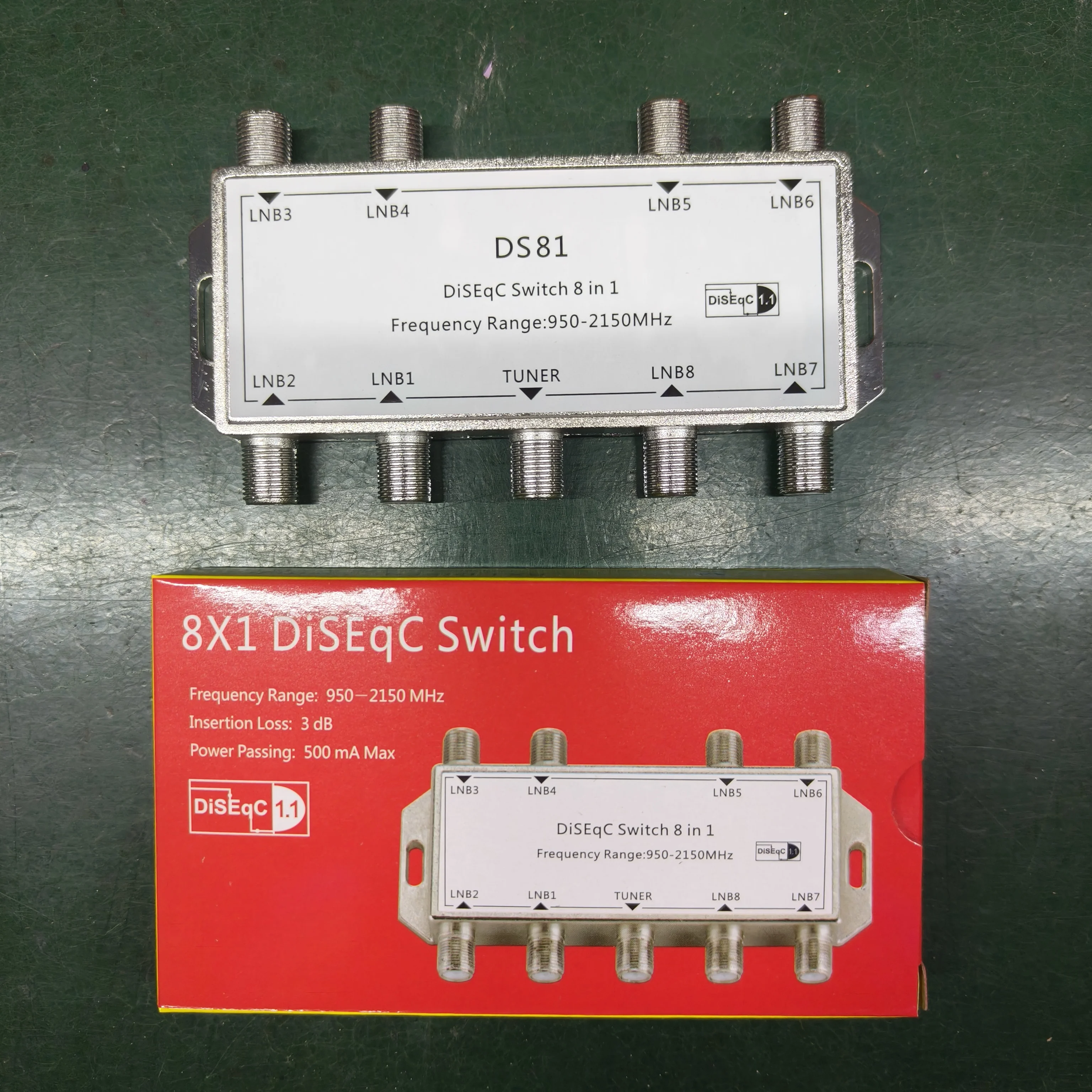 KEPNIX GST-8101 8 1  DiSEqC LNB ű Ƽ ġ ȣ ġ 8x1  ڽ 1/5/10/20PCS