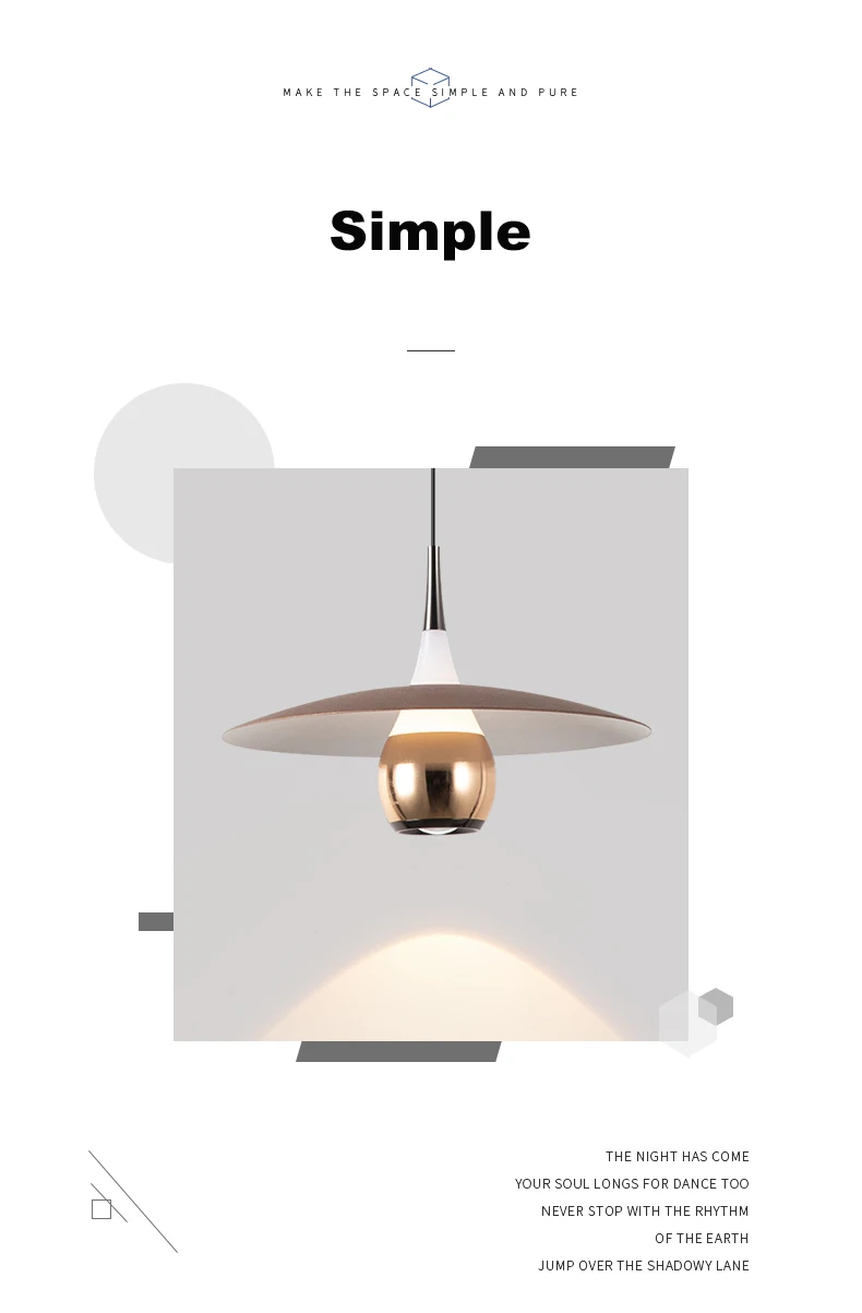 Description Picture 4 of itemModern Personality LED Hanging Lamp Flying Saucer Home Decor Denmark Designer Dining Table Bar Living Room UFO Pendant Lights