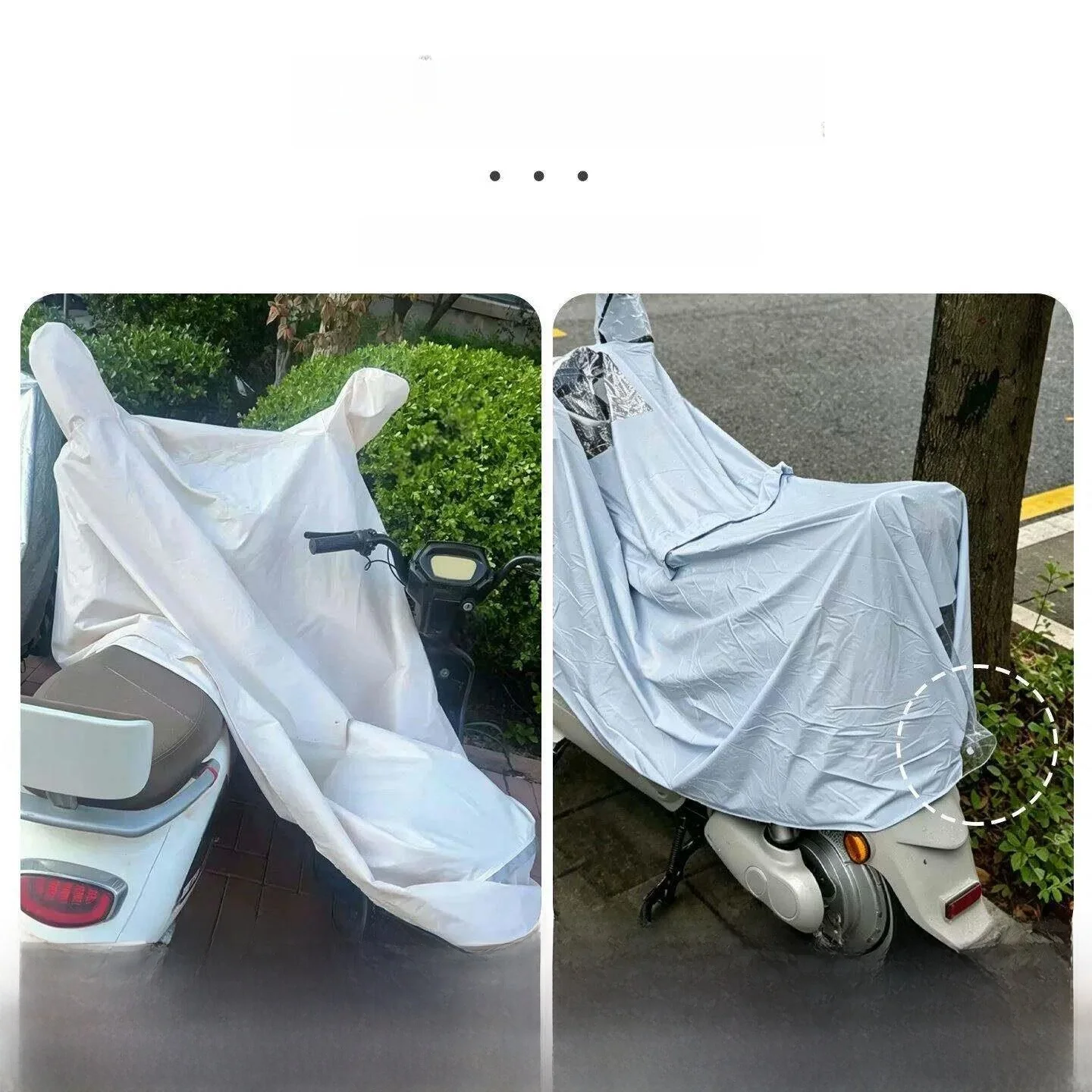 고정 버클 사이클링 레인코트 방풍 전기 자전거 레인코트 무봉제 팝 버튼 스타일 원피스 디자인 라이딩용