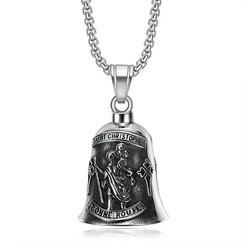 Lion King Pendant and Keychain with Uniquely Carved Bell - Retro Design