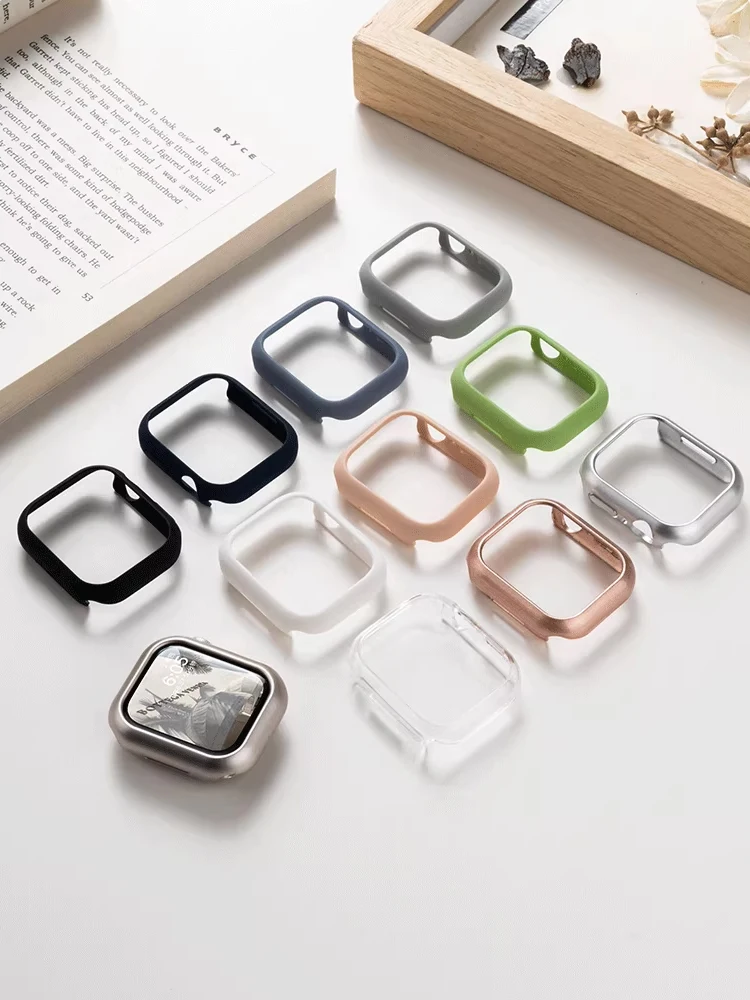 Premium Apple Watch Case Cover with PC Screen Protector Bumper