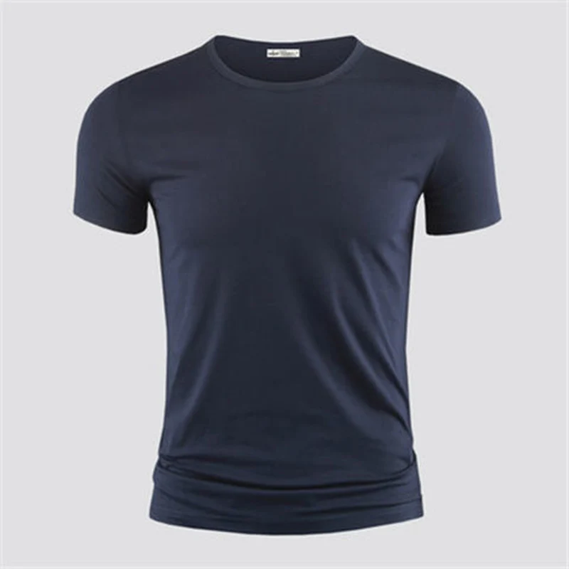 Navy blue O-neck