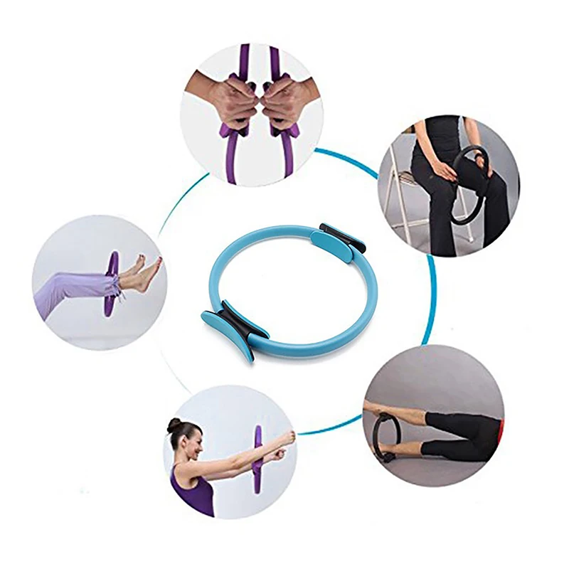 Description Picture 3 of item38CM Yoga Fitness Ring Circle Pilates Women Girl Exercise Home Resistance Elasticity Yoga Ring Circle Gym  Pilates Accessories