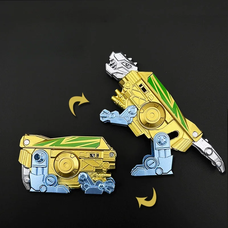 2 in 1 Transforming Fidget Spinner Dinosaur Fidget Toys Mechanical Tyrannosaurus Rex Folding Rotating Decompression Hand Spinner 4