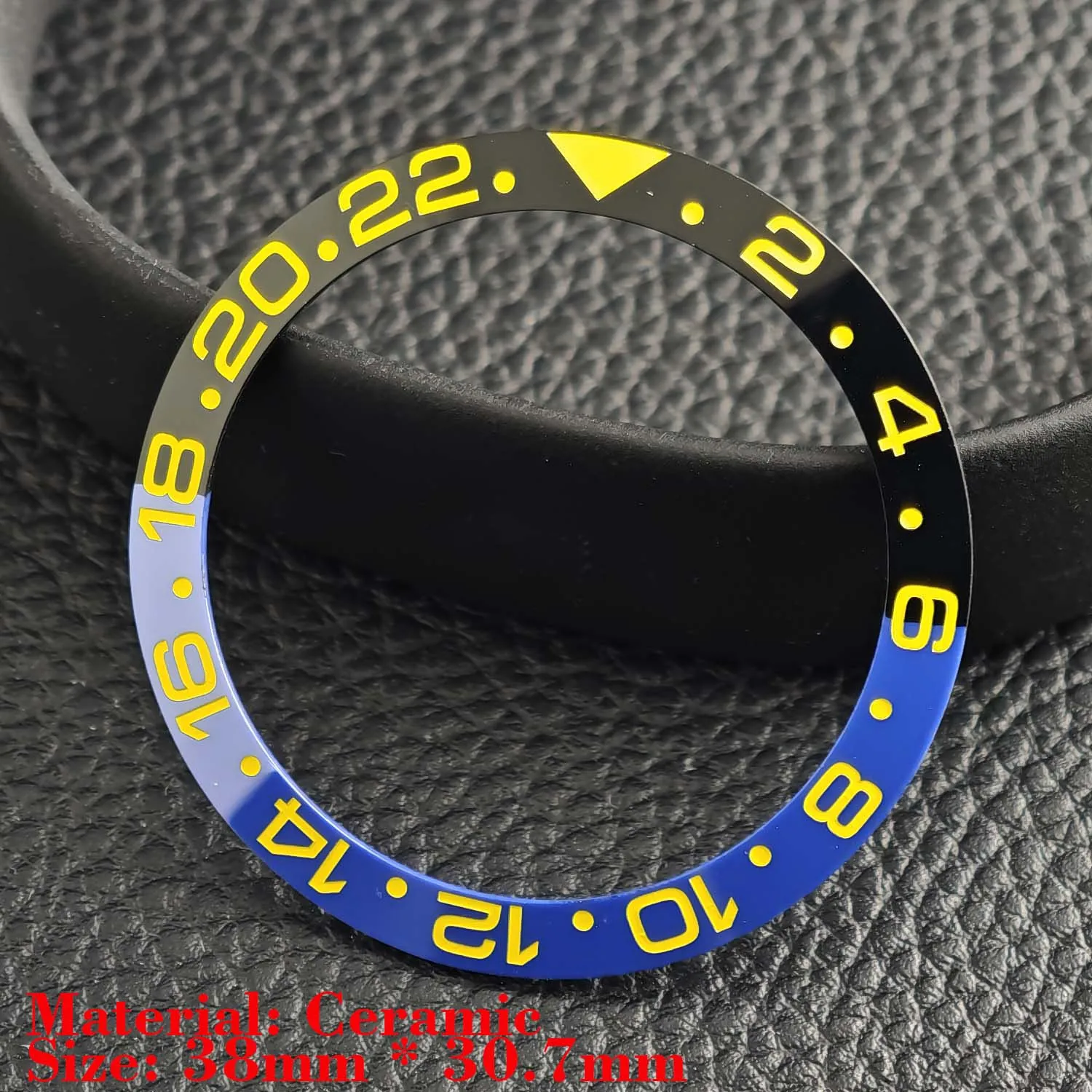 Ceramic Luminous Bezel Insert for Men's Watch - Premium Replacement Accessory