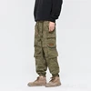 Spring Autumn Harun work trousers men's plus size trend loose drawstring pants sports camouflage trousers 7XL 8XL cargo pants 3