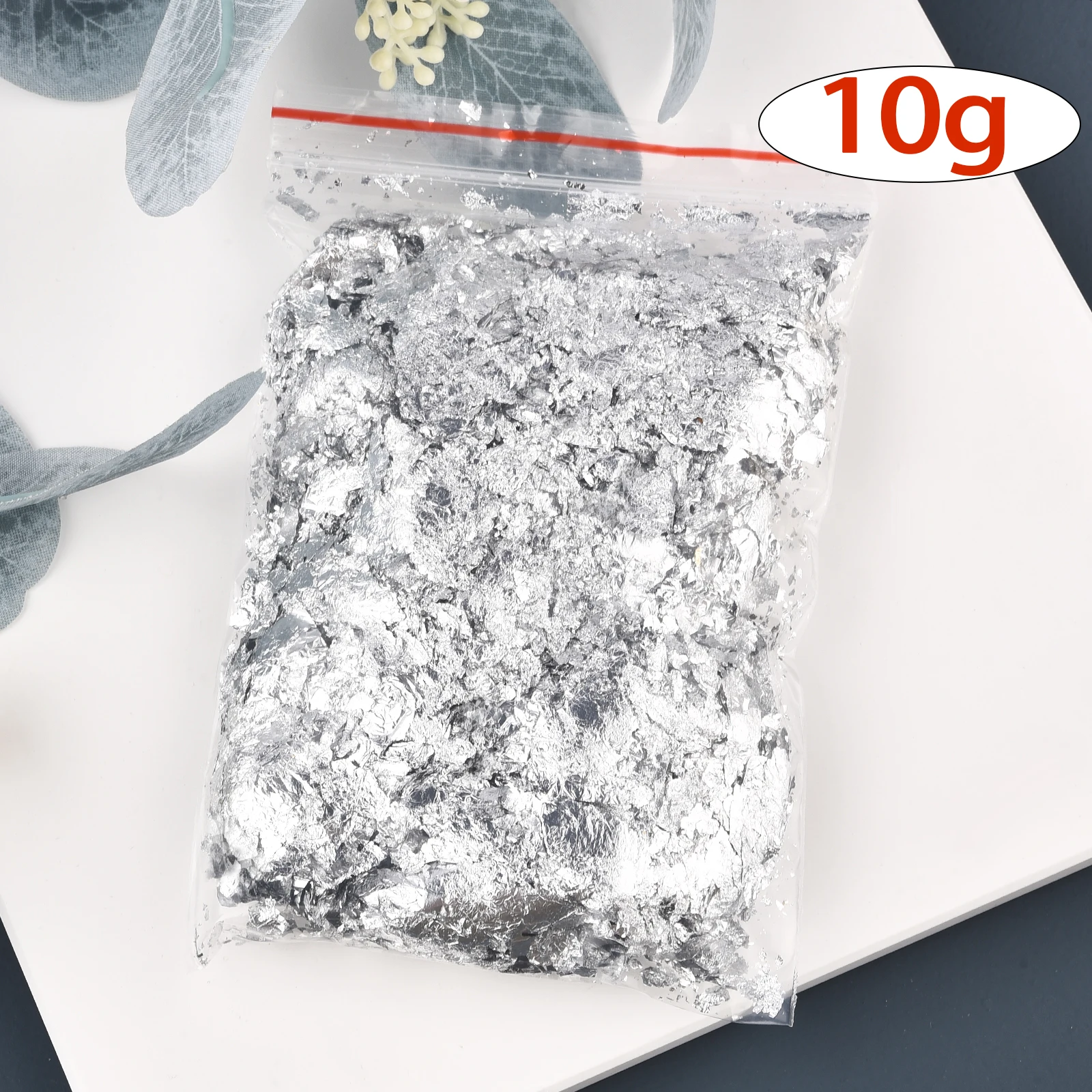 Imitation Metallic Foil Flakes for Crafting and Nail Art Decor