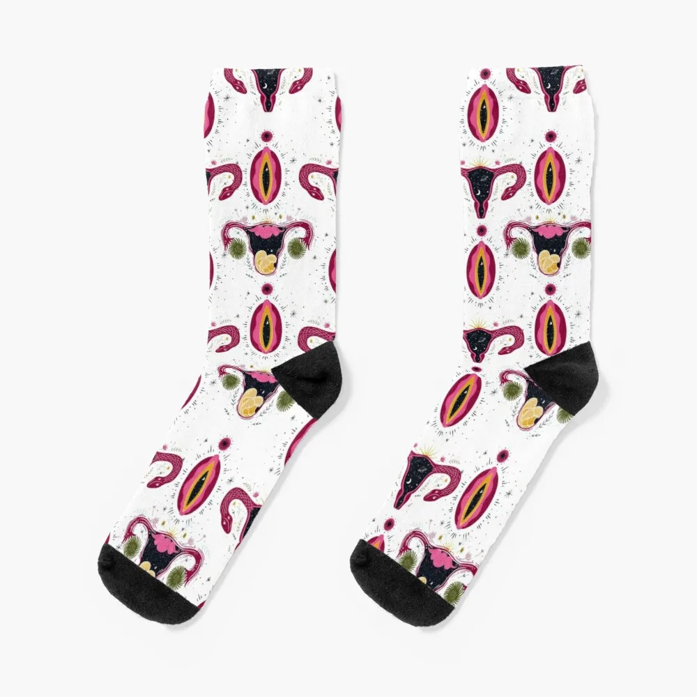 vulva and Uterus Pattern Socks Sport Man Sock Winter Socks Women