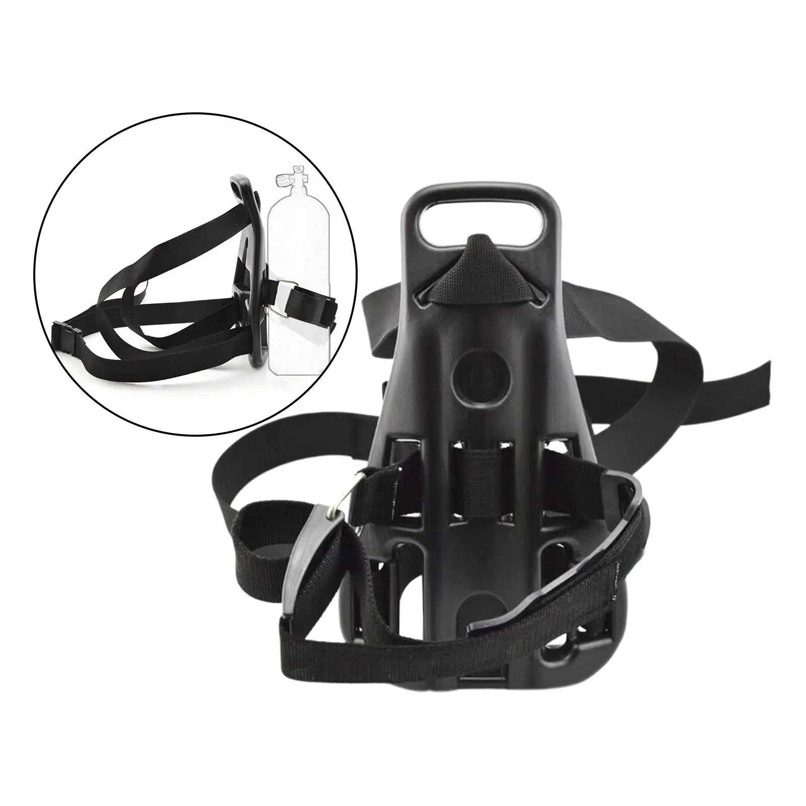 Soporte de mochila ajustable para tanque de buceo