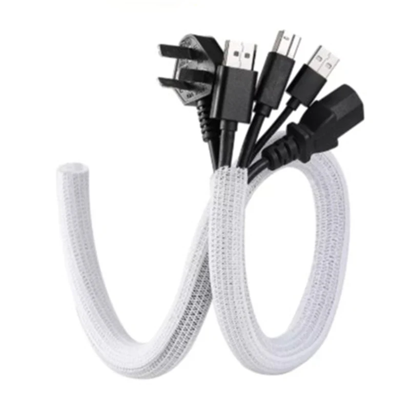 Braided Self-Closing Flexible Cable Protection Sleeve