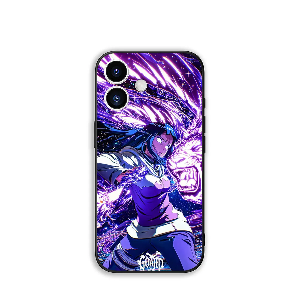 Hinata Hyuga & Kakashi Naruto-Themed Phone Cover Case