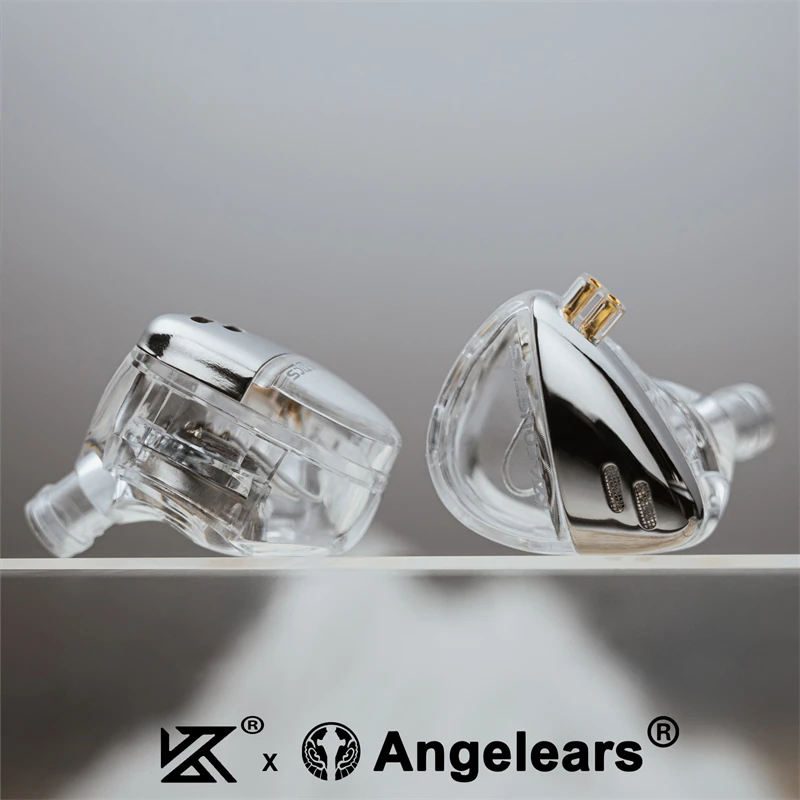 KZ X Angelears Libra X Ultra Wide Frequency Dynamic IEMs Wired Earphones HiFi Stereo Bass Music Sport Headphones Gaming Headset 4