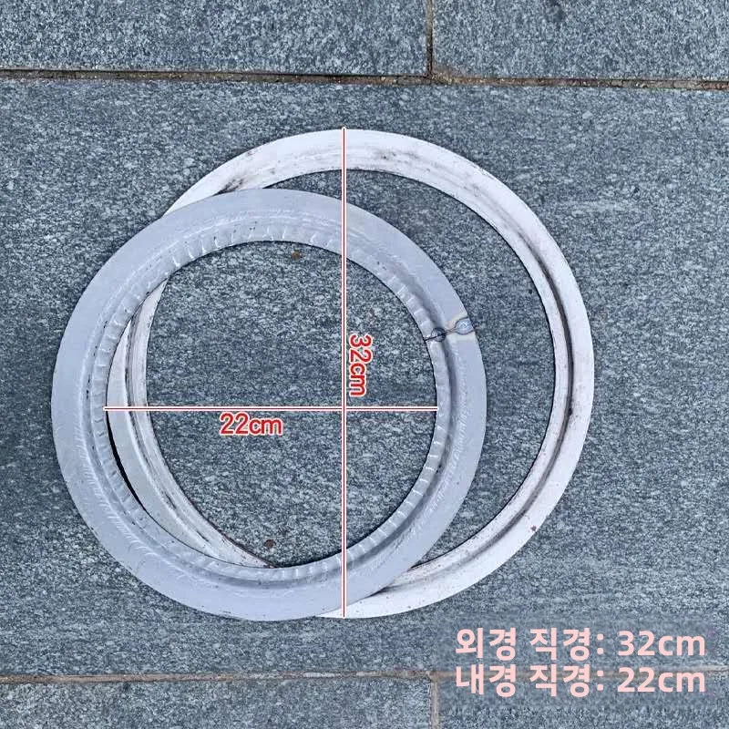 주철 스토브 링 세트 원형 캠핑 스토브 가드 서클 쿡스토브 냄비 받침대 철제 제단 링 캠핑 장비 액세서리