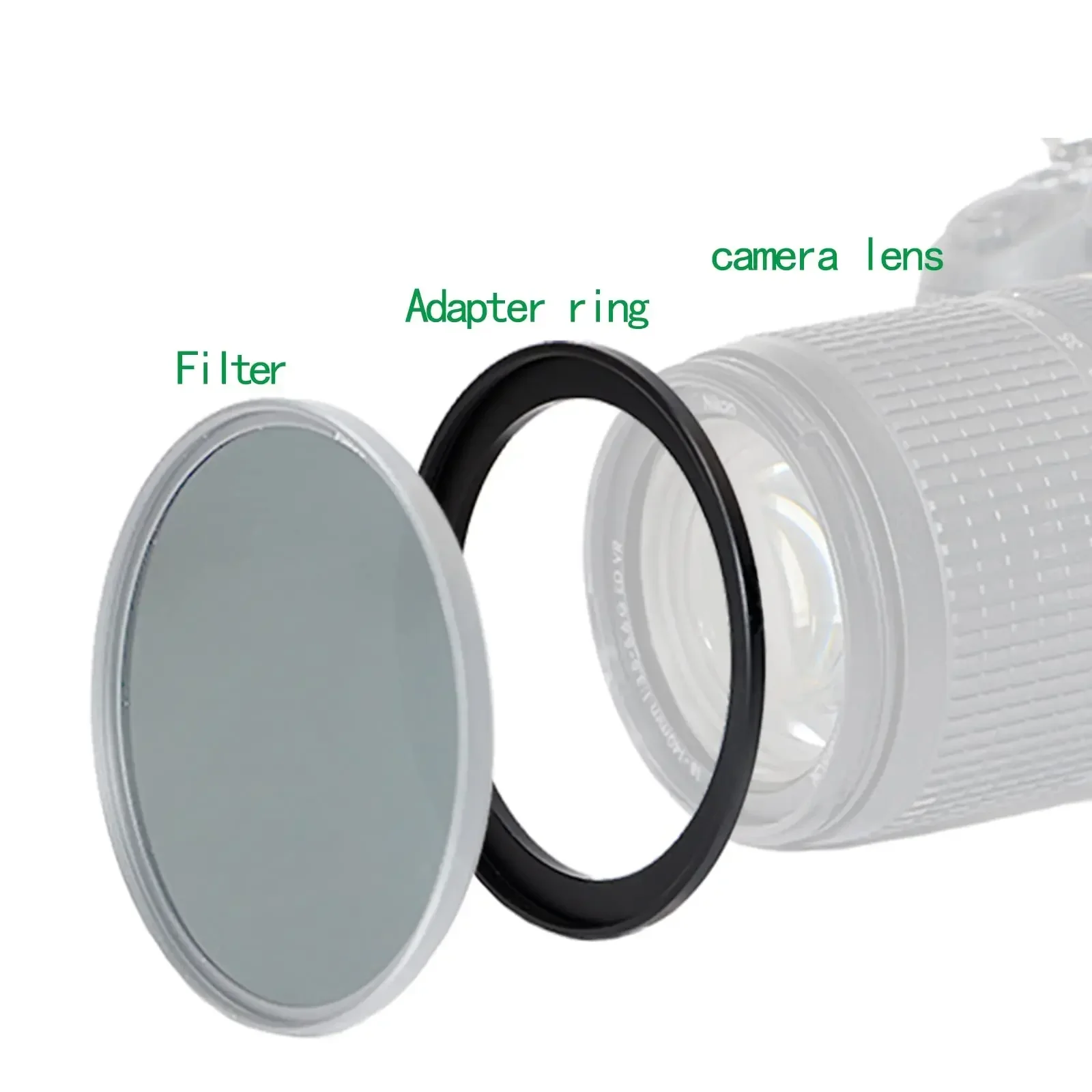 Bague Adaptatrice Step-Up Vivitar 52-55mm – Pour Objectifs Photo