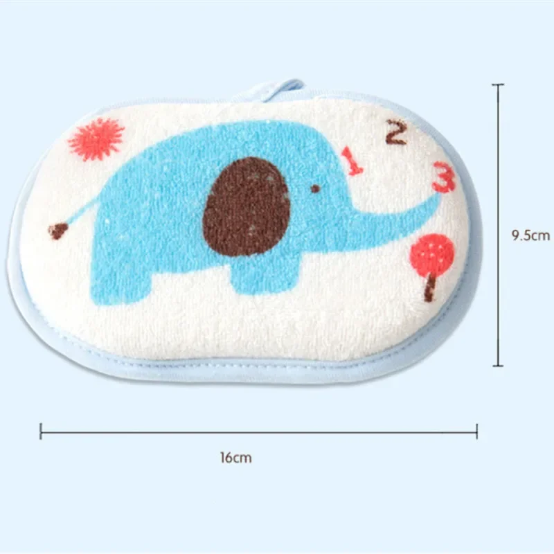 Cute Kawaii Cartoon Baby Bath Sponge Brushes Kids Children Toddlers Newborns Cleaning Brush Towel Inirritative Foam Shower