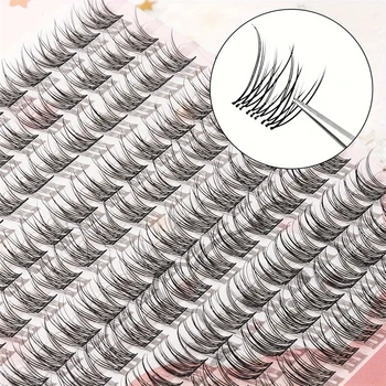 120pcs Eyelash 10 Rows 11-12mm , Ultra Thin, Natural to Dramatic Styling，Reusable Cluster Extension, Suitable for Beginners 1
