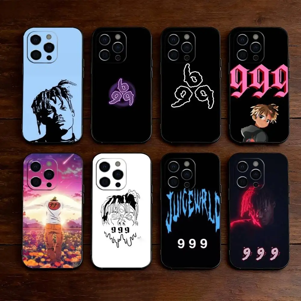 Stylish J-Juice Cool 999 Wrld Soft Silicone Black Phone Case