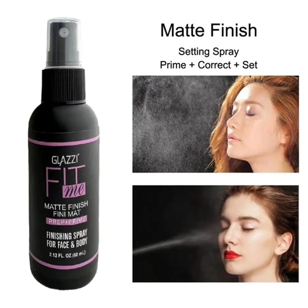60ml Makeup Setting Spray Long Lasting Makeup Moisturizing Facial Liquid Matte Finish Setting Spray Oil Control Cosmetics makeup setting spray