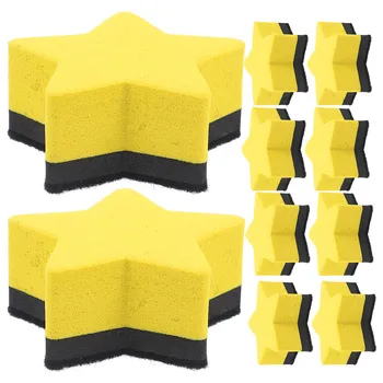 Gomma cancellatrice magnetica a forma di stella da 20 pezzi, cancellatori riutilizzabili per l'aula, l'ufficio, la casa, materiale scolastico portatile