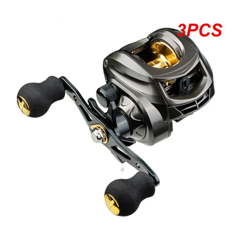 

3PCS High Speed Baitcasting Reel Casting Fishing Reel 8KG Max Drag Carp Fishing Tackle Metal Spool+Glasses