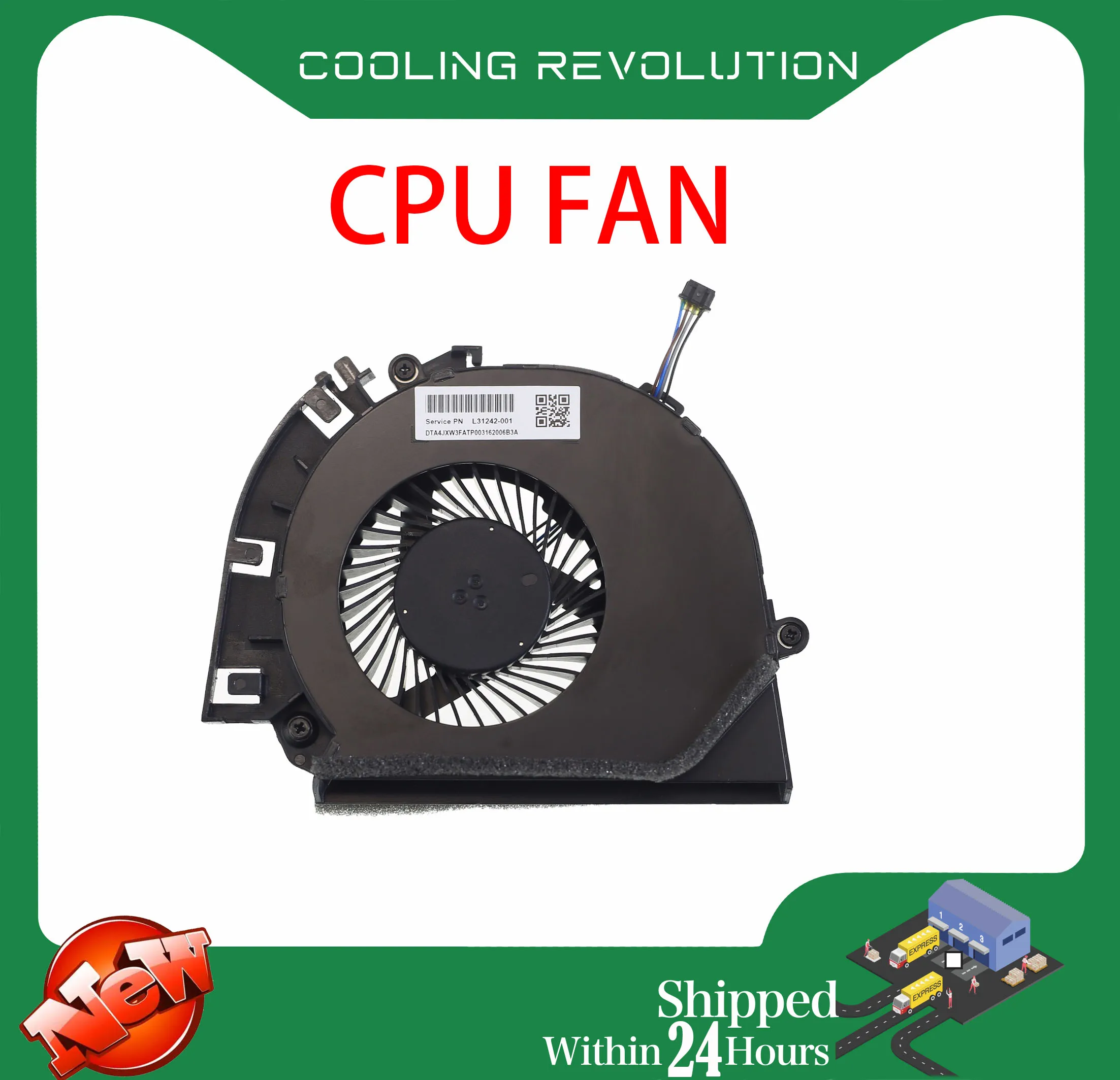 Ventilador Portátil Ns85c0017g16 para hp Zbook 17 g5 17g5 Xw3 L31242001