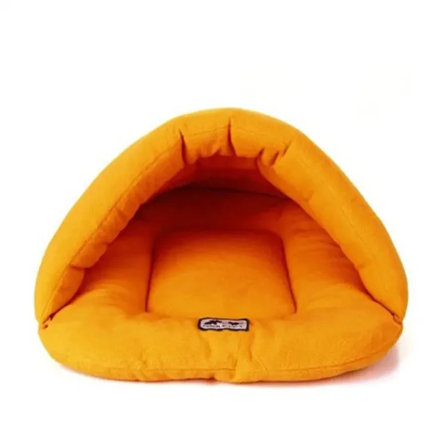 Warm fleece pet sleeping bag pet kennel dog kennel cat kennel rabbit kennel large kennel pet house sleeping mat kennel Pet nest 5