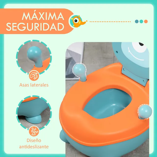 Vasino Portatile Per Bambini - Design Ovale Antiscivolo - Rosa - Ideale Per Viaggi E Training - Foto 4