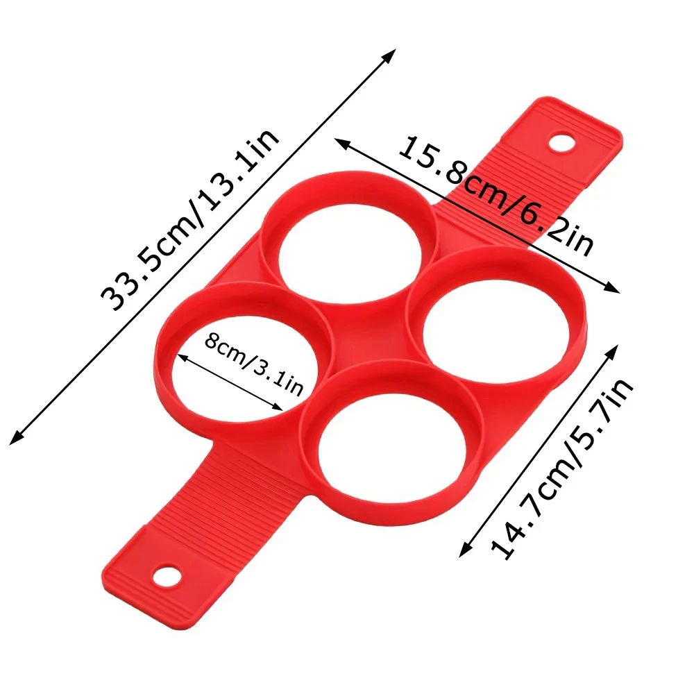 Nonstick Silicone Pancake and Egg Shaper Mold
