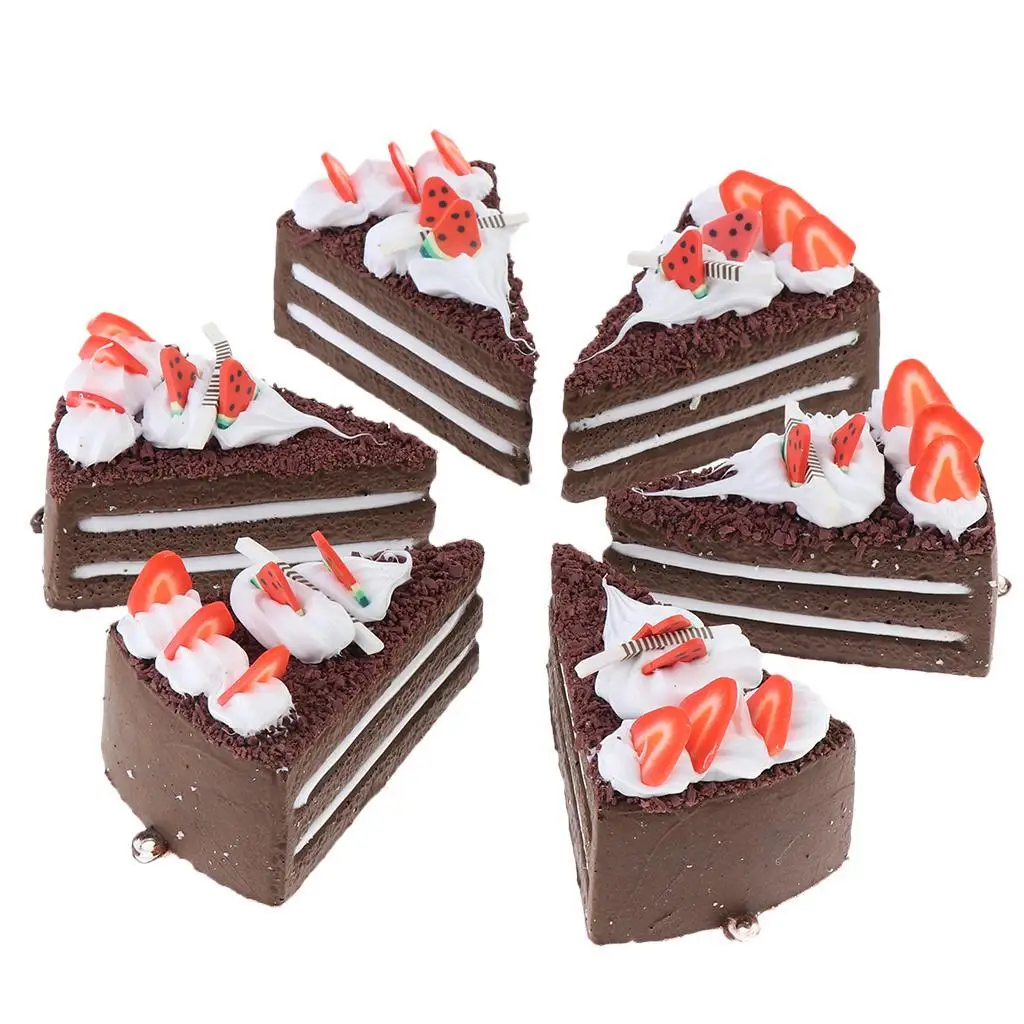

6pcs Kitchen Cake for Kids Fruitcake Food Cooking Educational Toy